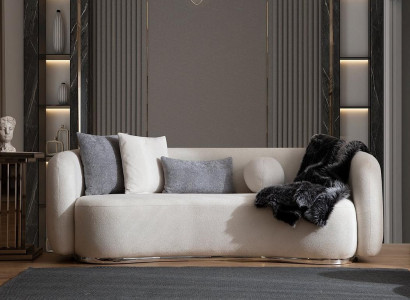 Wohnzimmer Sofa 3 Sitzer Designer Couch Polster Sofas Stoff Textil